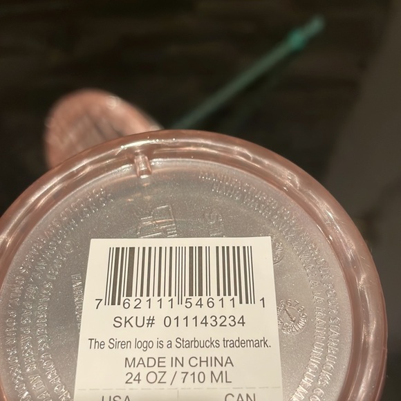 Starbucks Jeweled Pink Pearl Tumbler Set - UNRELEASED - SUMMER 2023 COLLECTION - Picture 3 of 3